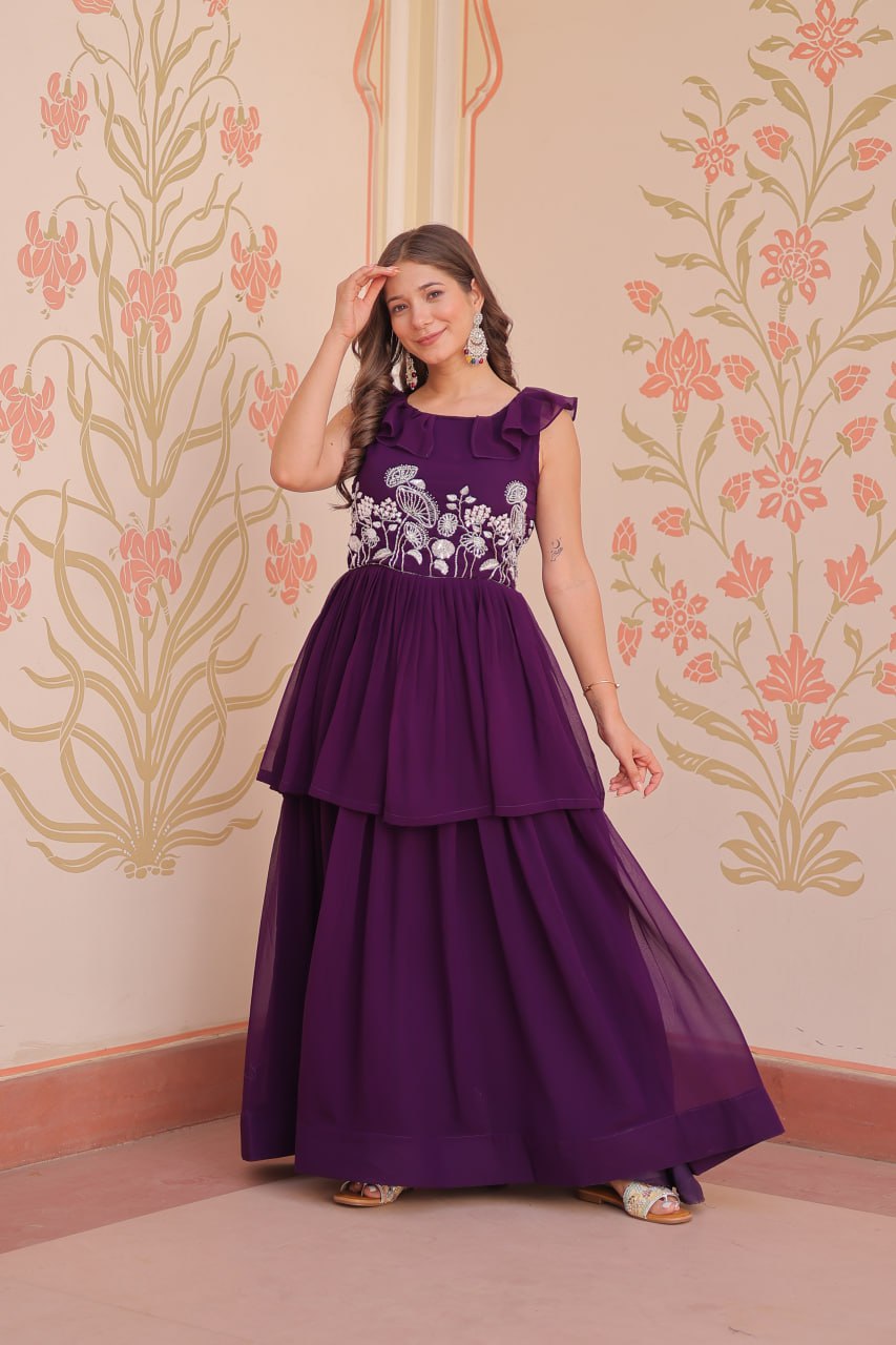 PREMIUM DESIGNER PEPLUM STYLE GOWN COLLECTIONS