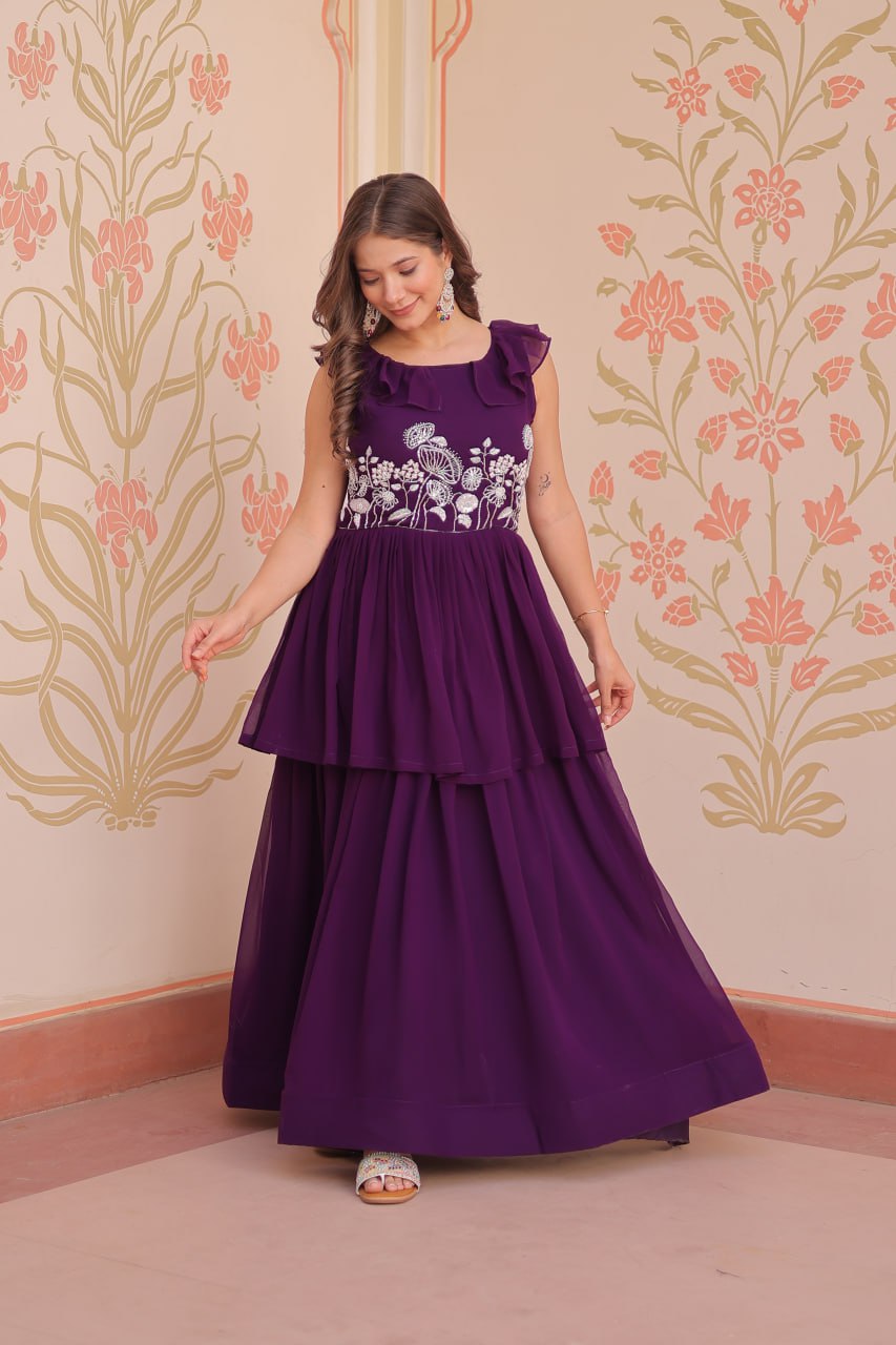 PREMIUM DESIGNER PEPLUM STYLE GOWN COLLECTIONS