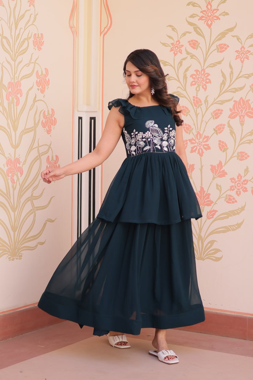 PREMIUM DESIGNER PEPLUM STYLE GOWN COLLECTIONS
