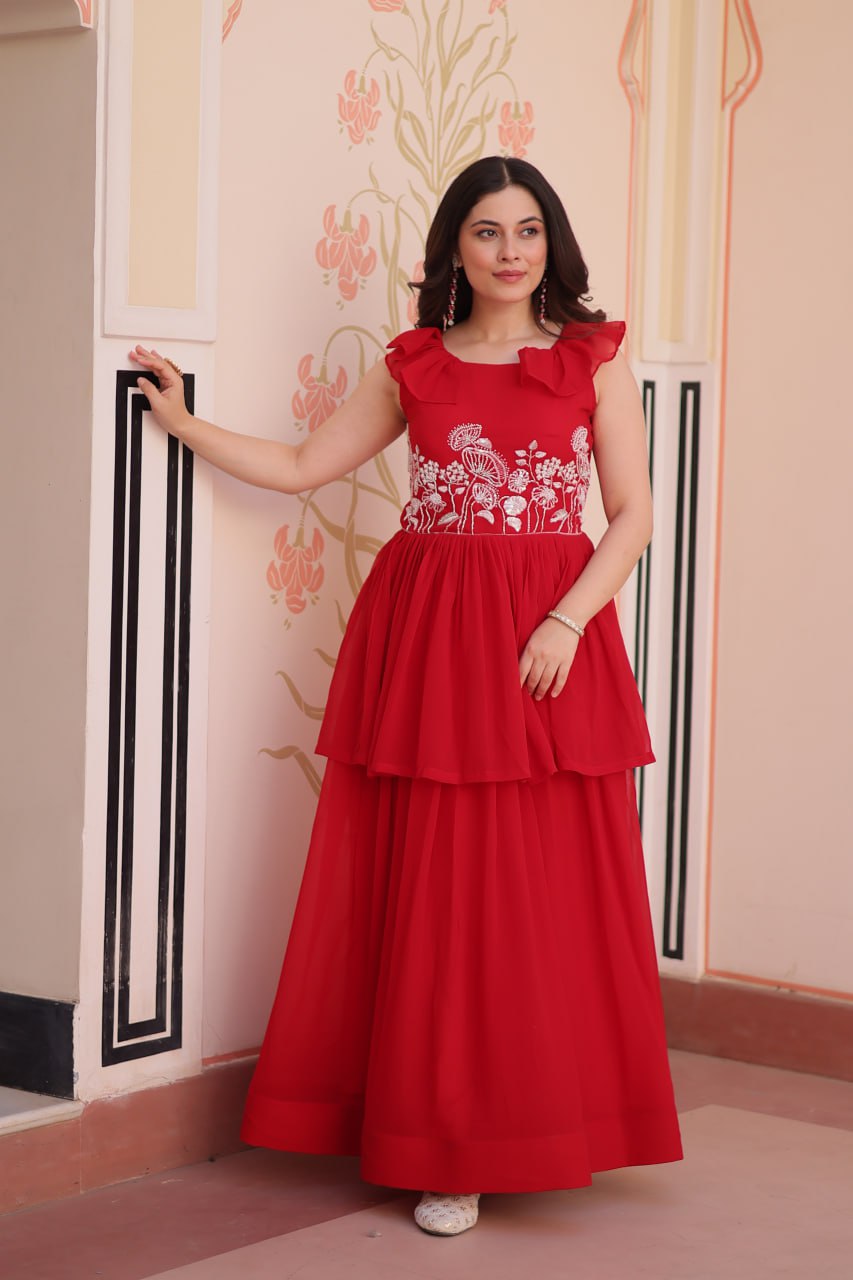 PREMIUM DESIGNER PEPLUM STYLE GOWN COLLECTIONS