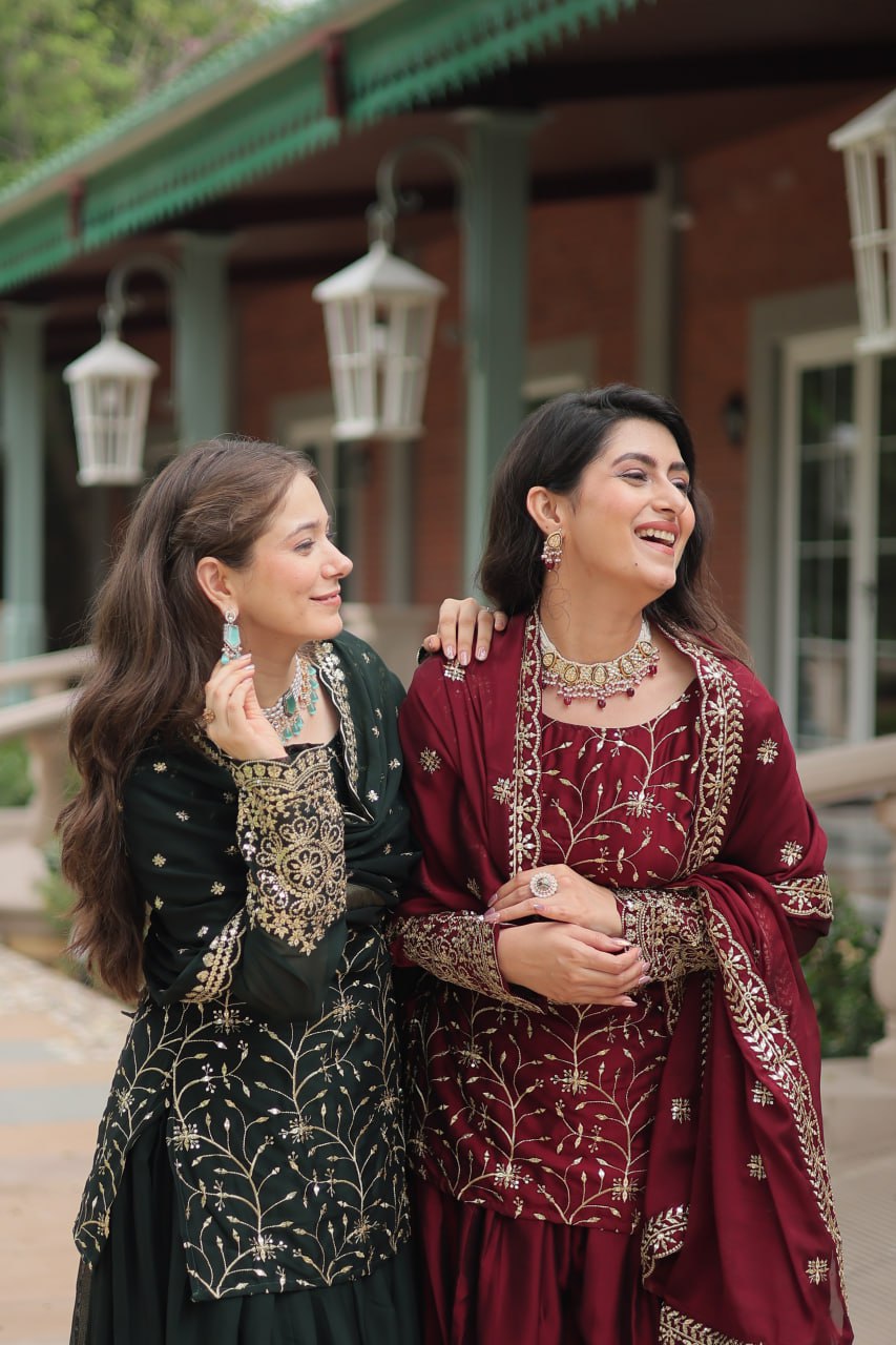 KURTI-PLAZOO-DUPATTA