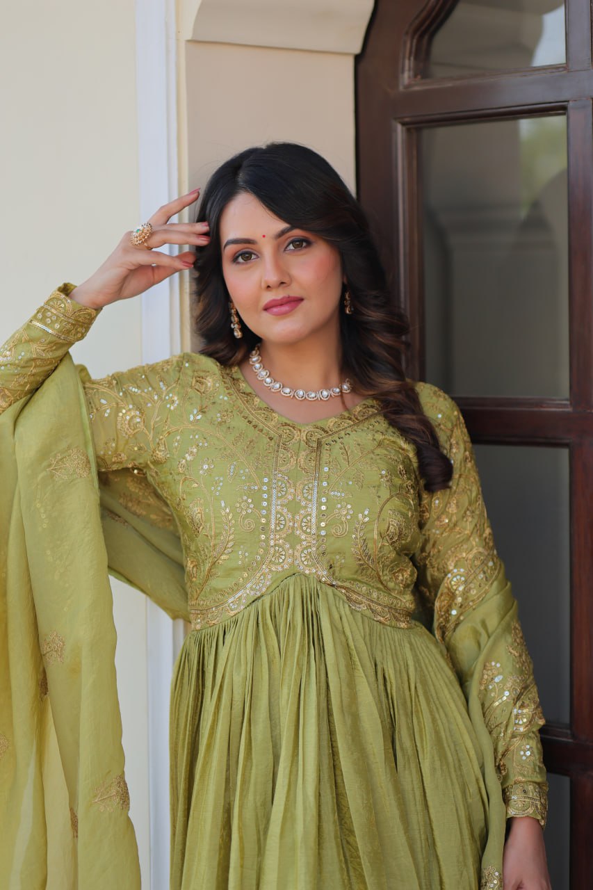 Trending Gold Crush Gown