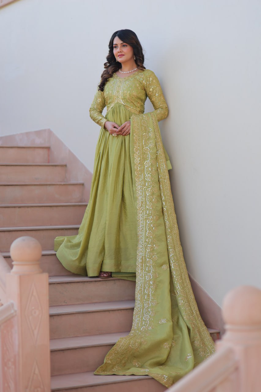 Trending Gold Crush Gown