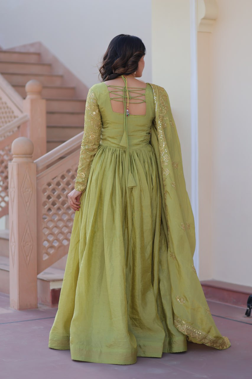 Trending Gold Crush Gown