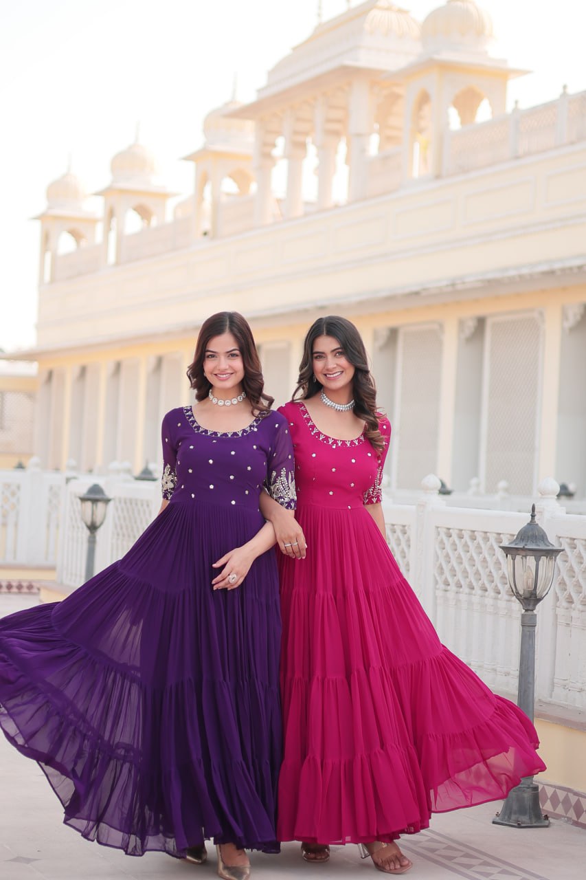 PREMIUM DESIGNER READYMADE GOWN COLLECTIONS.